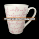 Personalized Color Decorative Ceramic coffee cup measuring cup