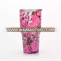 Hot 20oz 30oz Customized Powder Coated Stainless Steel Vacuum Water Tumbler