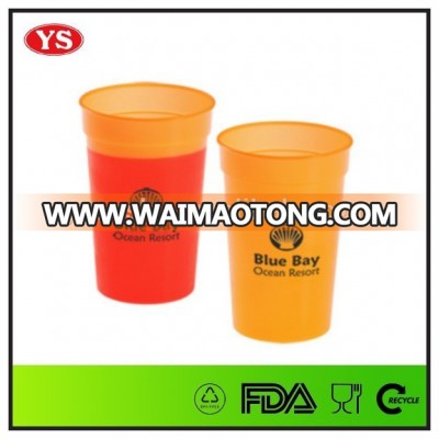 16oz bpa free plastic color changing mood cup with cold water