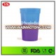 Promotional reusable 16 oz rainbow color plastic cup