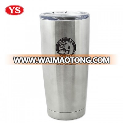 promotional vacuum double wall 20 oz stainless steel tumbler