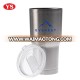 30oz double wall stainless steel powder coated tumbler with sliding lid