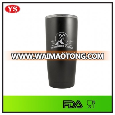 insulated vacuum stainless steel 20oz powder coated tumbler